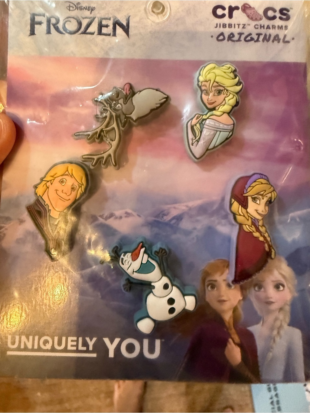 CROCS Frozen Jibbitz Charm Set - Multicolor (Elsa, Anna, Olaf, Sven, Kristoff)